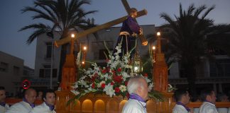 El Jesús Nazareno en la Procesión de Cabo de Palos.